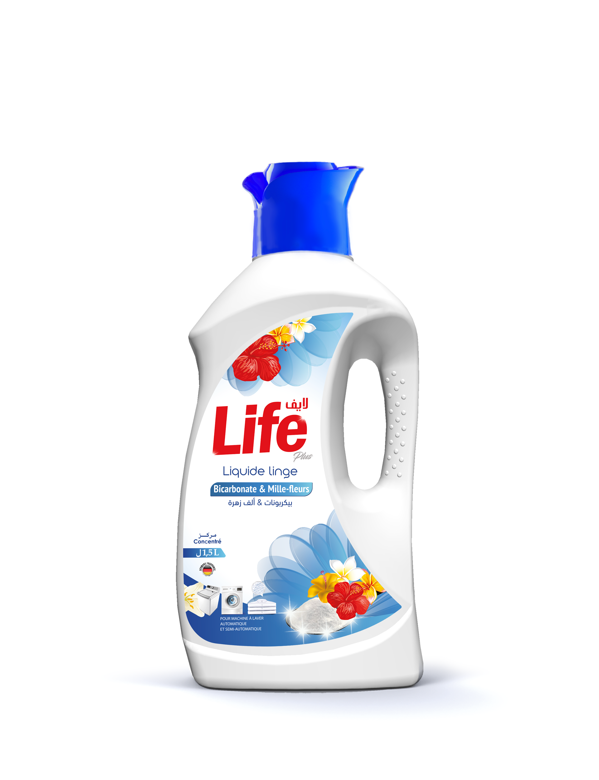 LIFE GEL MACHINE BICARBONATE ET MILLE FLEURS 3L