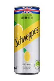 Pack 6 Schweppes lemon-mint Can 24cl