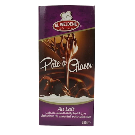 El Wejdene Chocolat pour glaçage au lait 250G