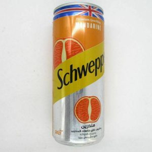 Pack 6 Schweppes Mandarine Can 24cl