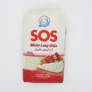 SOS Riz blanc Long White long grain  500g