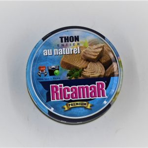 Ricamar premium thon entier au naturel 160g